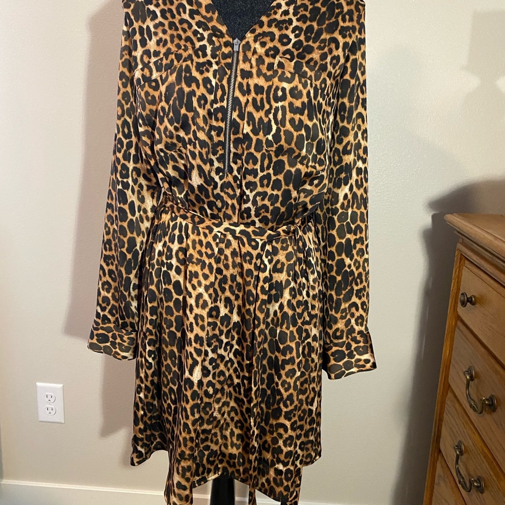 Express Black Long Sleeve Dress
